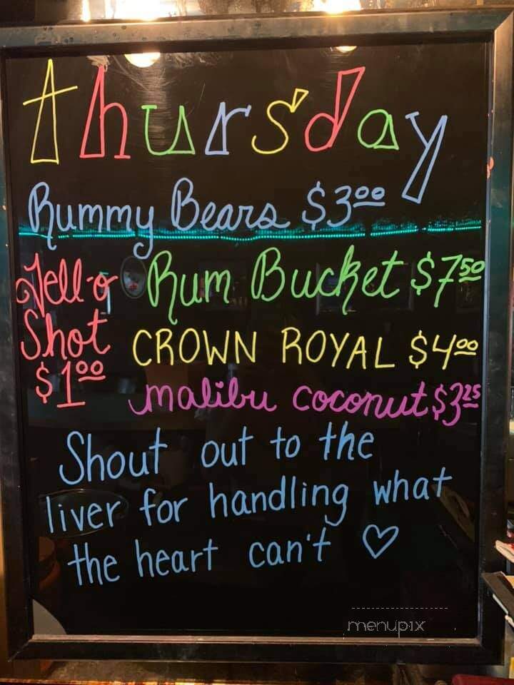 Old Stoney Ledge - Findlay, OH menu_pic