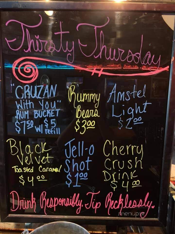 Old Stoney Ledge - Findlay, OH menu_pic