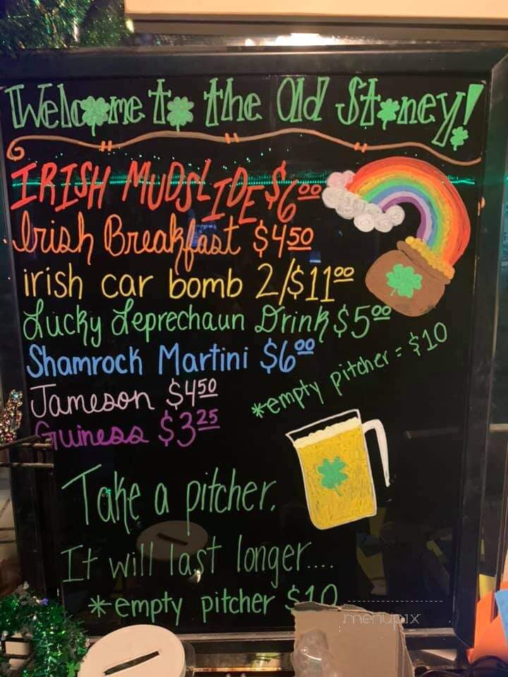 Old Stoney Ledge - Findlay, OH menu_pic