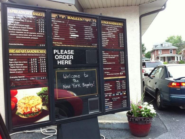 New York Bagelry - Reading, PA menu_pic
