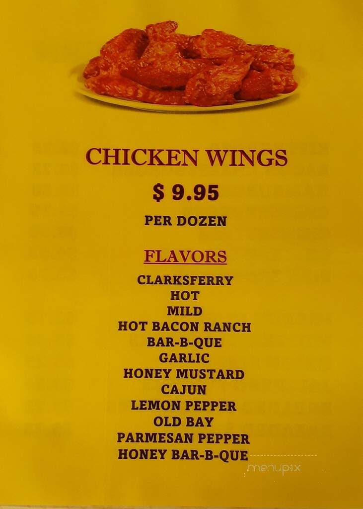 Riveria Tavern - Duncannon, PA menu_pic