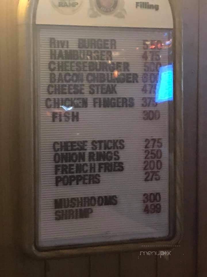 Riveria Tavern - Duncannon, PA menu_pic