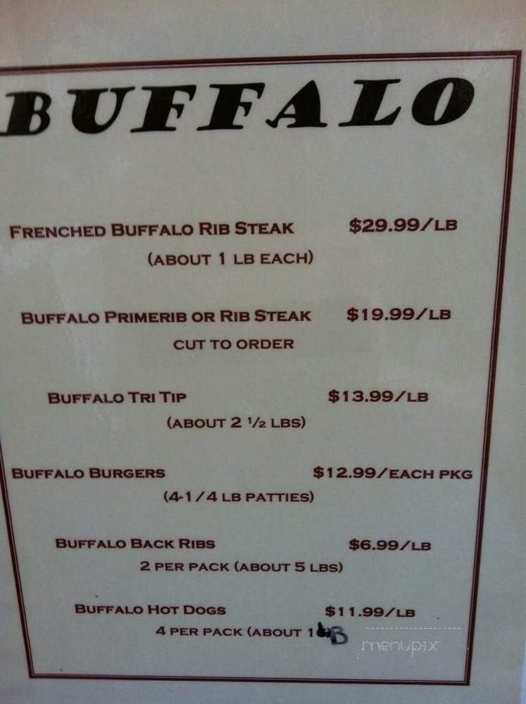Arroyo Grande Meat Co. - Arroyo Grande, CA menu_pic