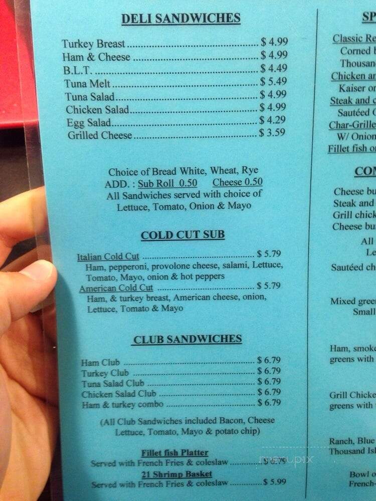Works Cafe - Washington, DC menu_pic