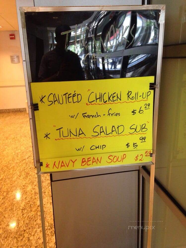 Works Cafe - Washington, DC menu_pic