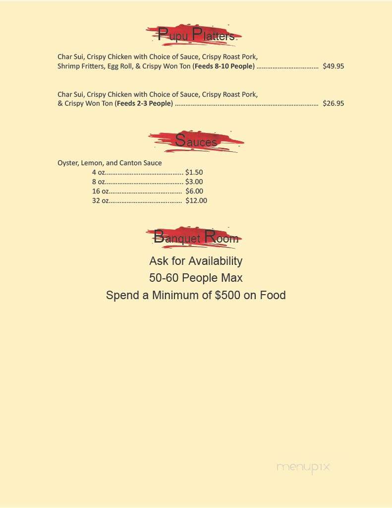 Chen's - Hilo, HI menu_pic