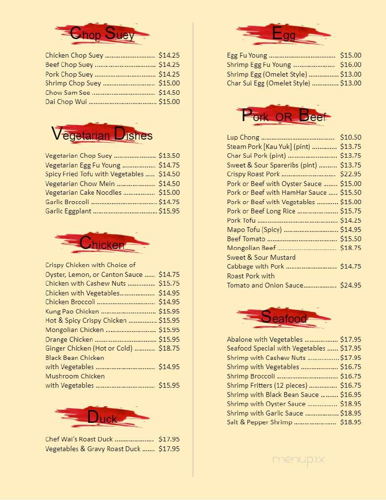 Chen's - Hilo, HI menu_pic