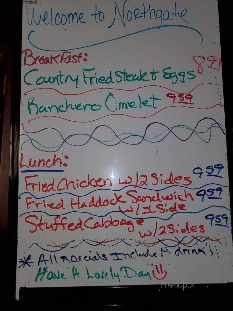 Northgate Diner - Ocala, FL menu_pic