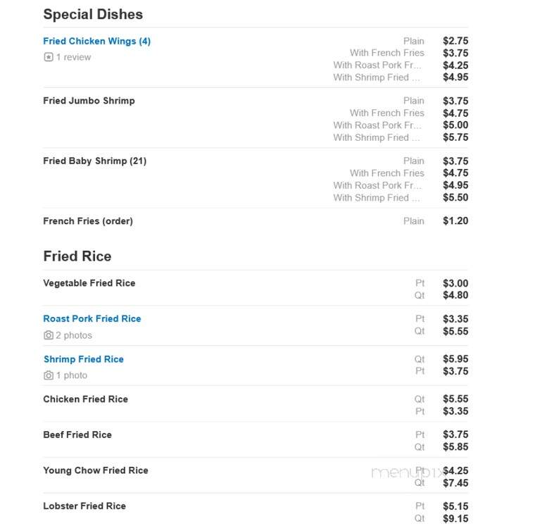 Hong Kong - Middletown, DE menu_pic