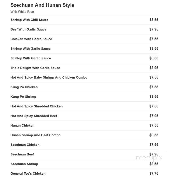 Hong Kong - Middletown, DE menu_pic