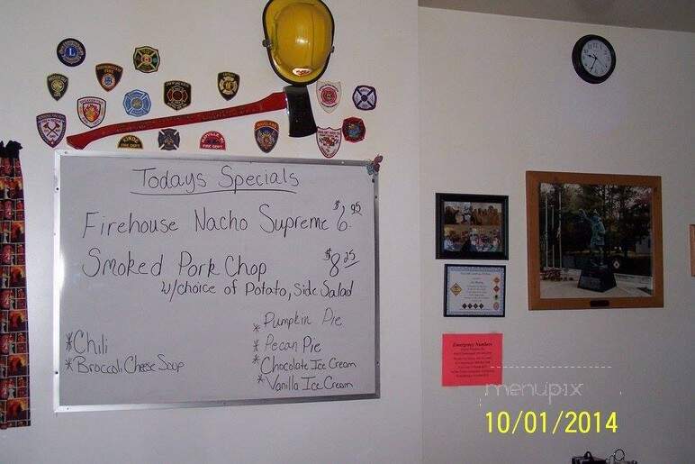 Firehouse Pizzeria & Grill - Minden City, MI menu_pic