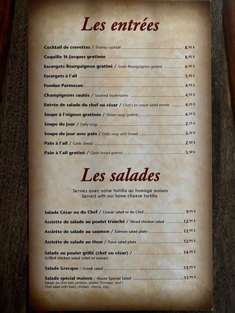 Restaurant Montaza - Montreal, QC menu_pic