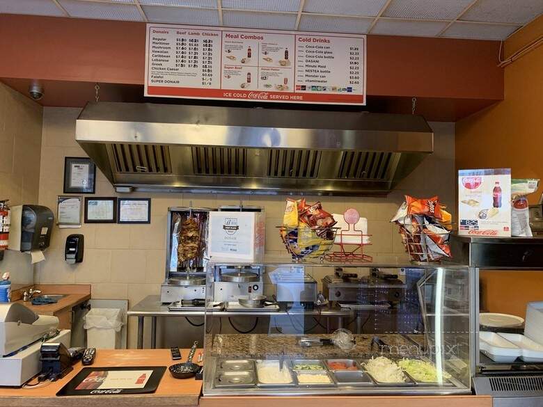 Tasty Honkin Donairs - Port Coquitlam, BC menu_pic