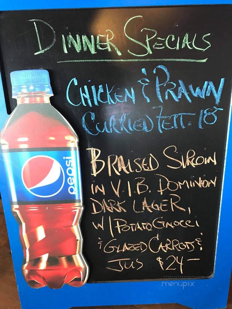 The Pheasant's Nest Restaurant - Qualicum Beach, BC menu_pic