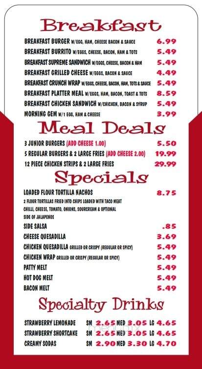 Gem In & Out - Caldwell, ID menu_pic