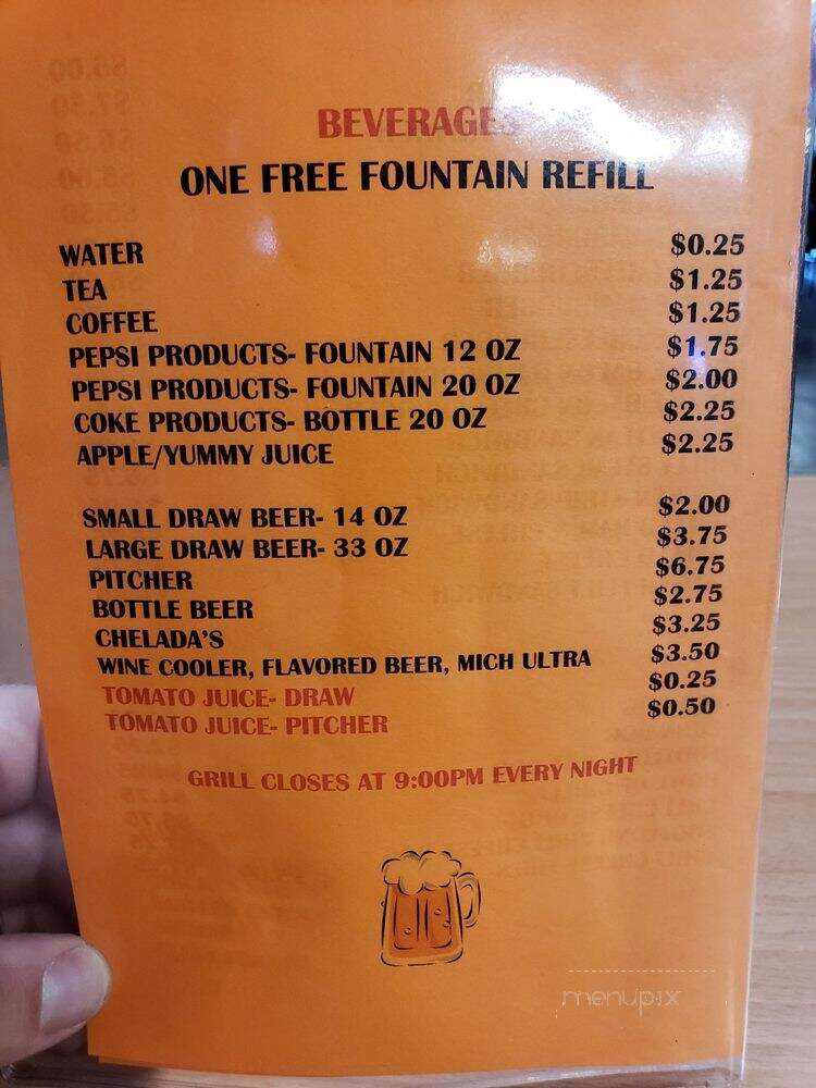 Home Field - Great Bend, KS menu_pic