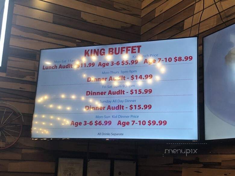 King Buffet - Louisville, KY menu_pic