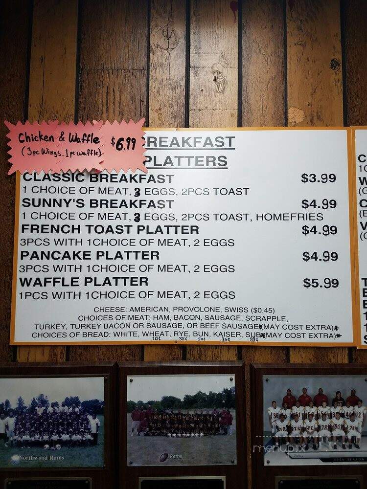 Sunny's Sub - Baltimore, MD menu_pic
