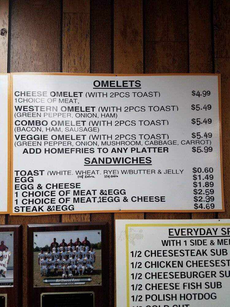 Sunny's Sub - Baltimore, MD menu_pic