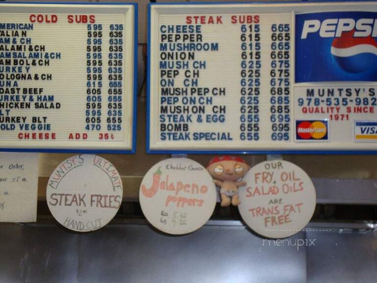 Munsy's - Peabody, MA menu_pic
