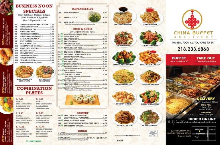 China Garden - Moorhead, MN menu_pic