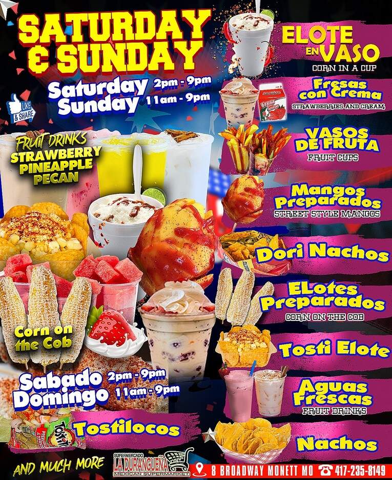 La Durangena - Monett, MO menu_pic