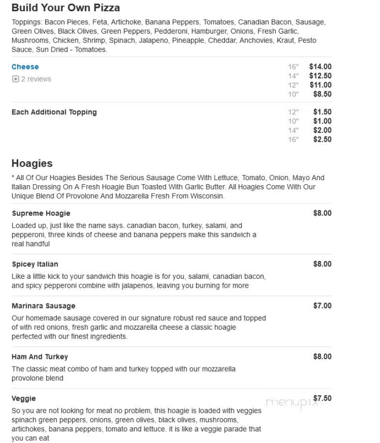 Parkway Pizza - Brick, NJ menu_pic