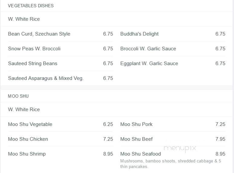 Happy Garden - Keansburg, NJ menu_pic