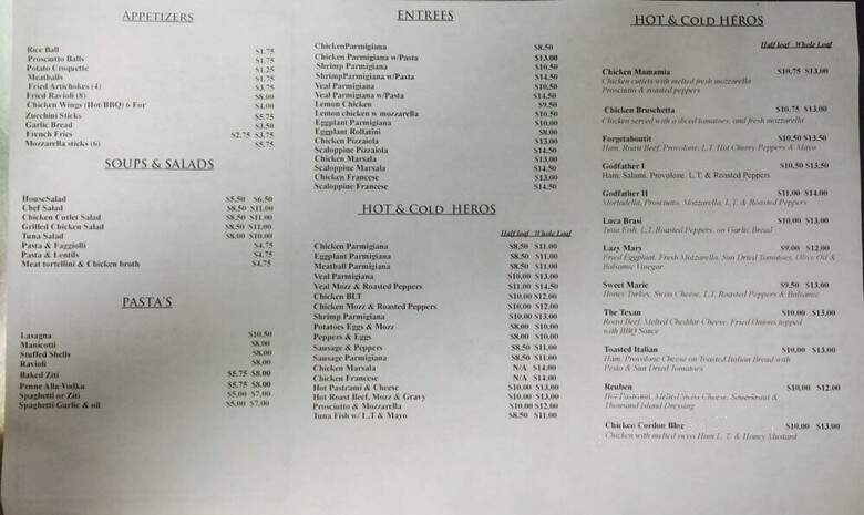 Carlitos Deli Grocery - Brooklyn, NY menu_pic