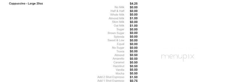 Coffee Spot Cafe - Brooklyn, NY menu_pic