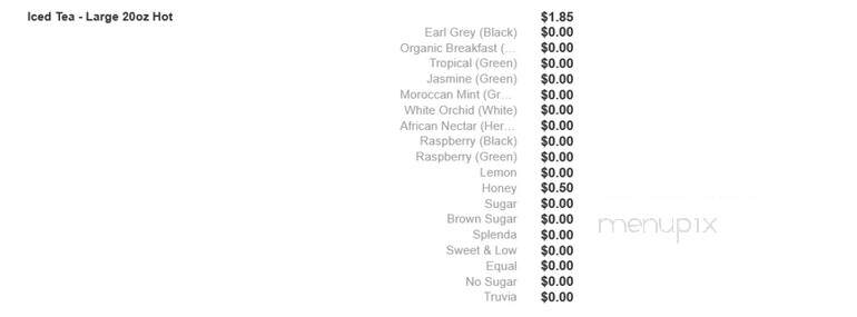 Coffee Spot Cafe - Brooklyn, NY menu_pic