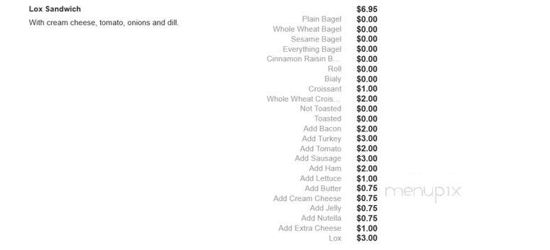 Coffee Spot Cafe - Brooklyn, NY menu_pic