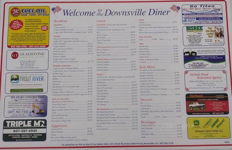 Downsville Diner - Downsville, NY