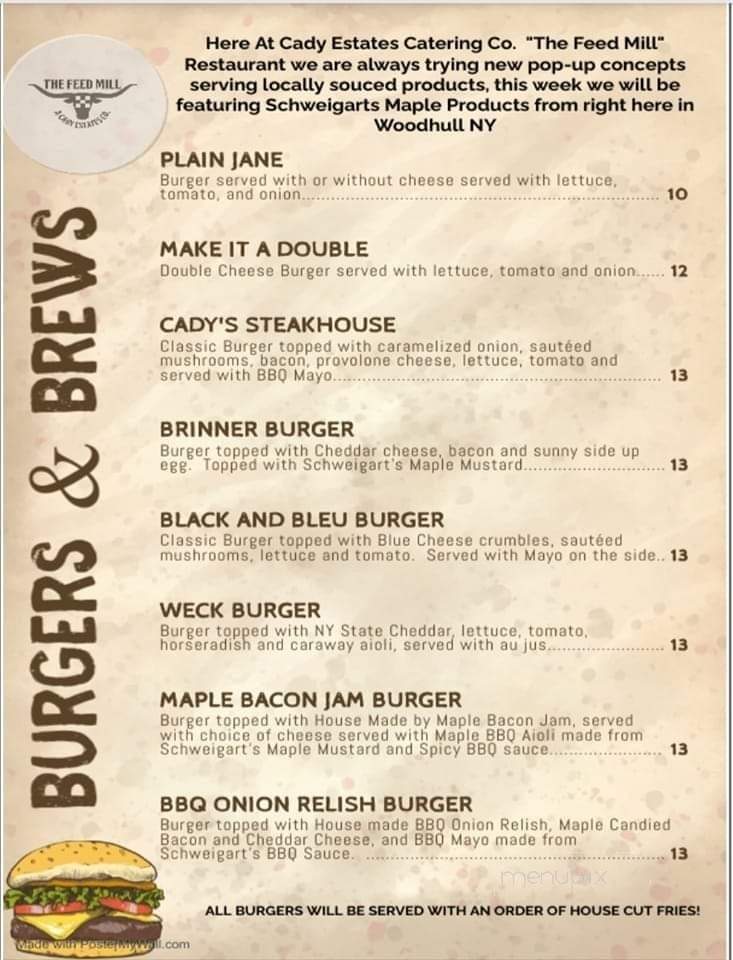 Old Mill Cafe - Woodhull, NY menu_pic