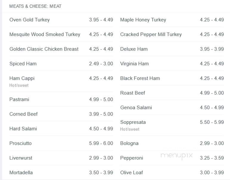 Othello's Deli - Astoria, NY menu_pic