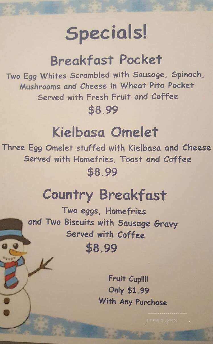 P J's Diner - Coventry, RI menu_pic