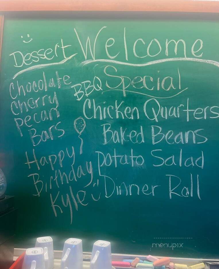 Tee Pee Cafe - Bonesteel, SD menu_pic