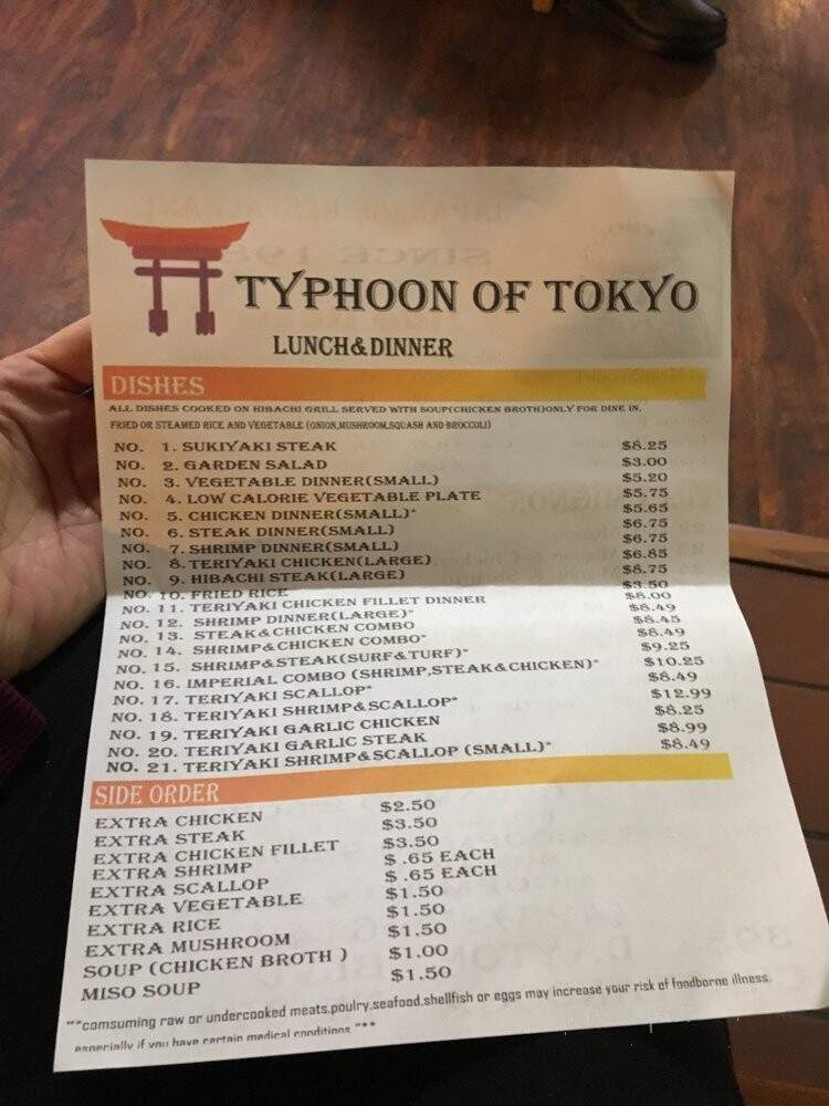 Typhoon Of Tokyo - Chattanooga, TN