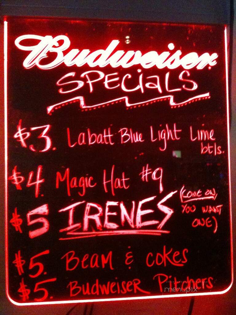 Finnigan's Pub - Burlington, VT menu_pic