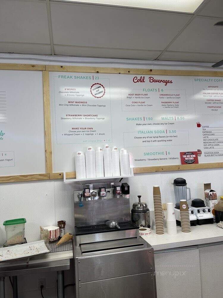 Village Ice Cream & Sweet Shop - Lake Arrowhead, CA menu_pic
