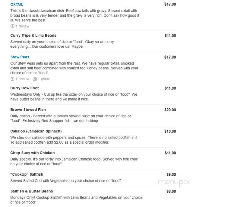 Island Taste Cuisine - East Bronx, NY menu_pic