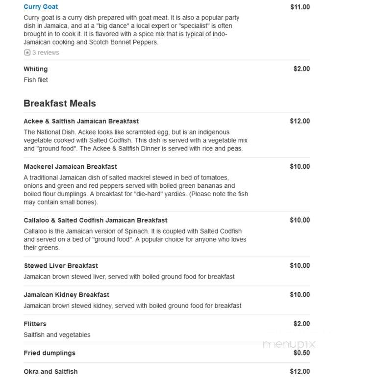 Island Taste Cuisine - East Bronx, NY menu_pic