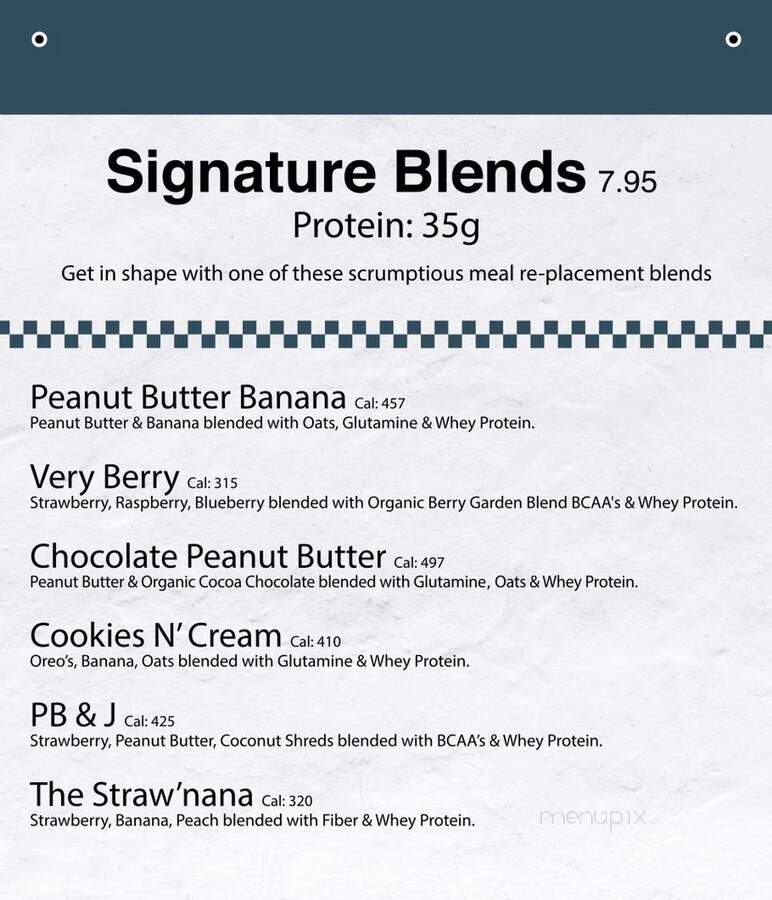 The Bee's Knees Protein Bar - Culver City, CA menu_pic