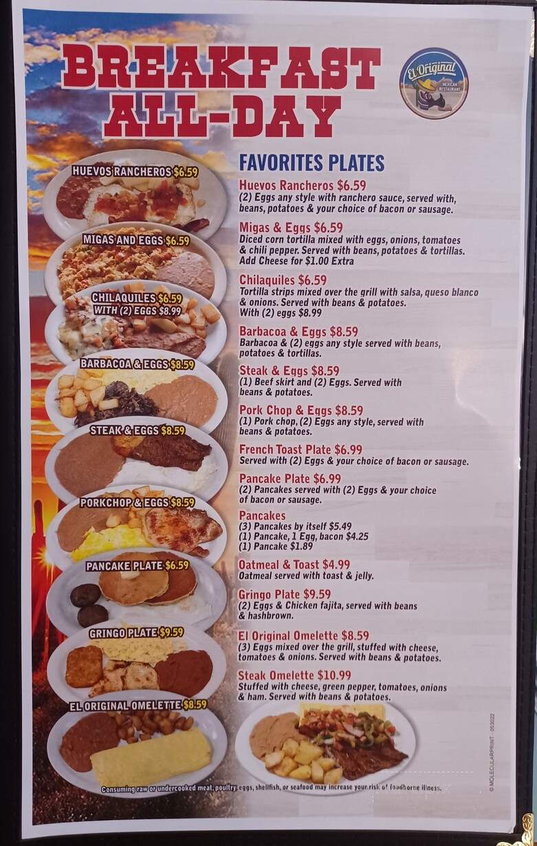 El Mexicano Restaurant - Aransas Pass, TX menu_pic