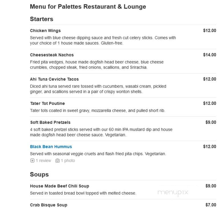 Palettes Restaurant & Lounge - Wilmington, DE