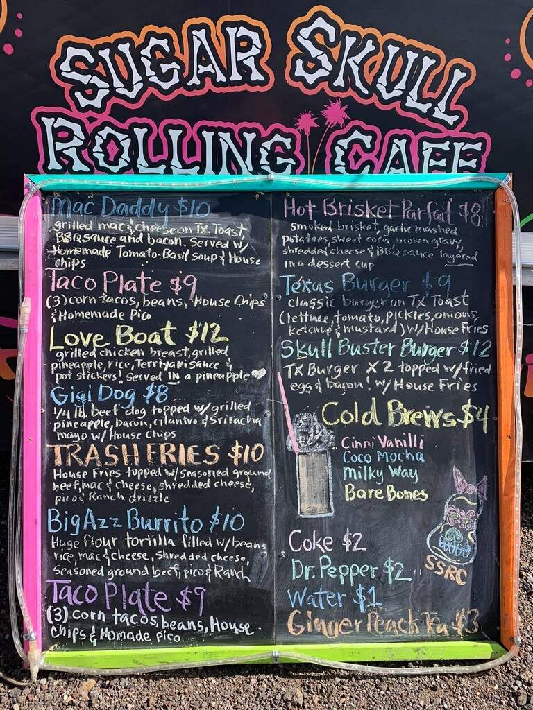 Sugar Skull Rolling Cafe - Surfside Beach, TX