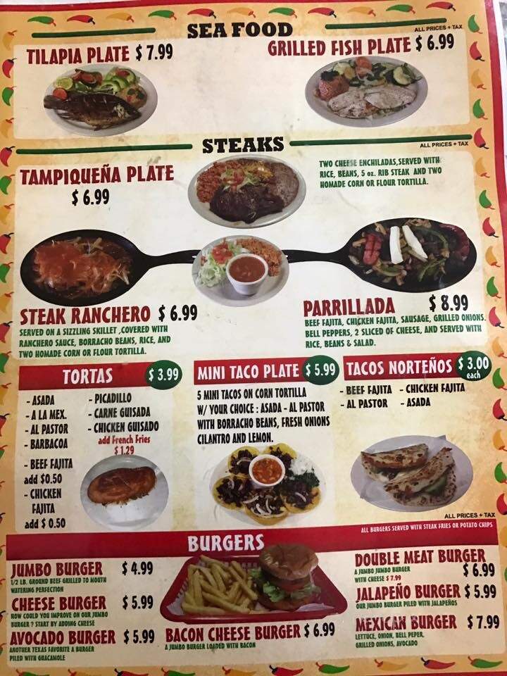 Isela's Tacos - San Antonio, TX menu_pic