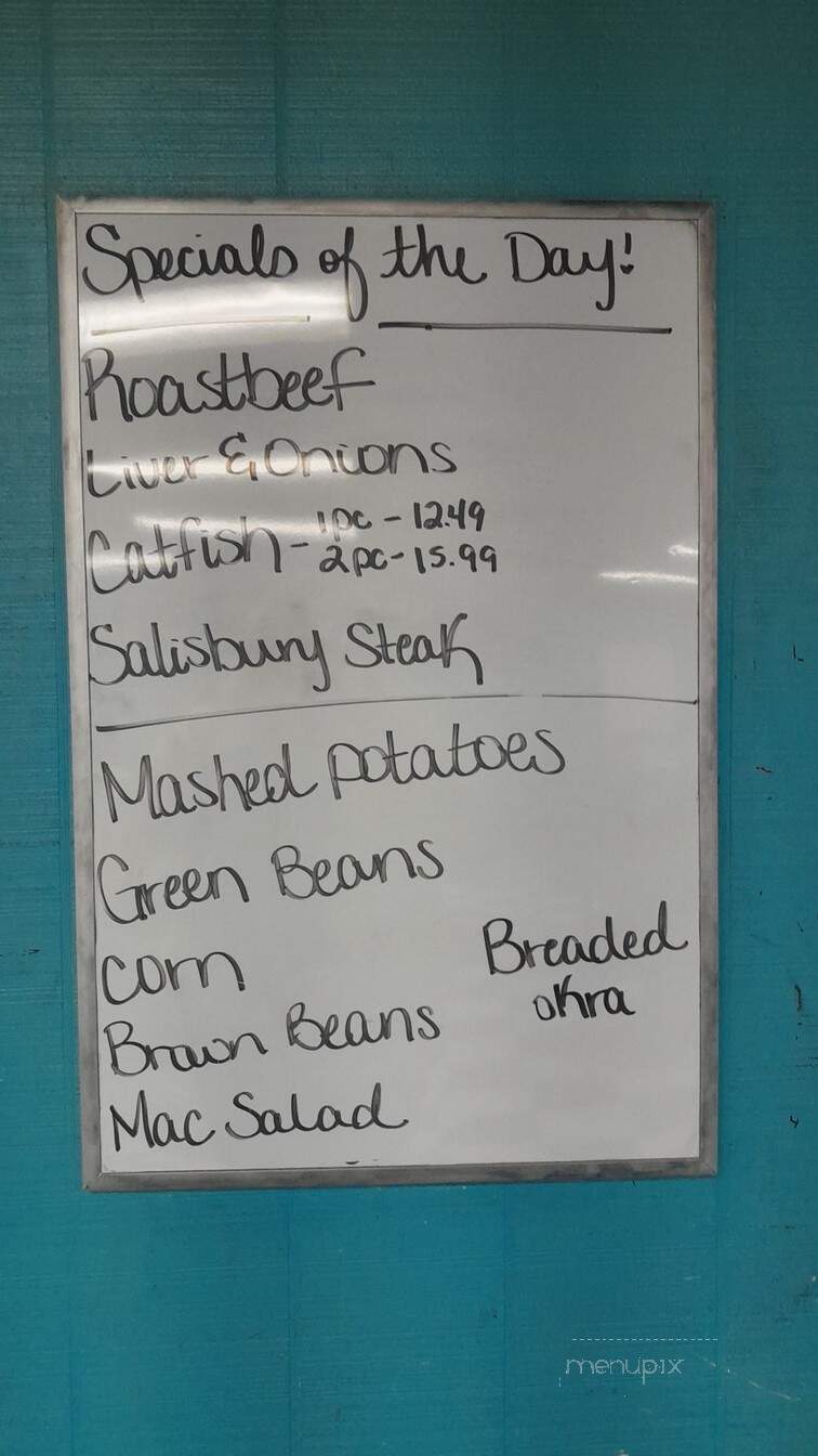 Crofton Restaurant - Crofton, KY menu_pic