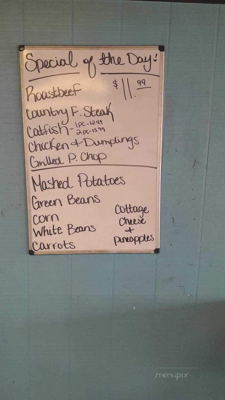 Crofton Restaurant - Crofton, KY menu_pic