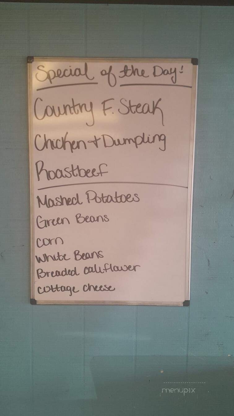 Crofton Restaurant - Crofton, KY menu_pic